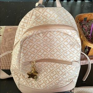 tommy hilfigure book bag and matching wallet